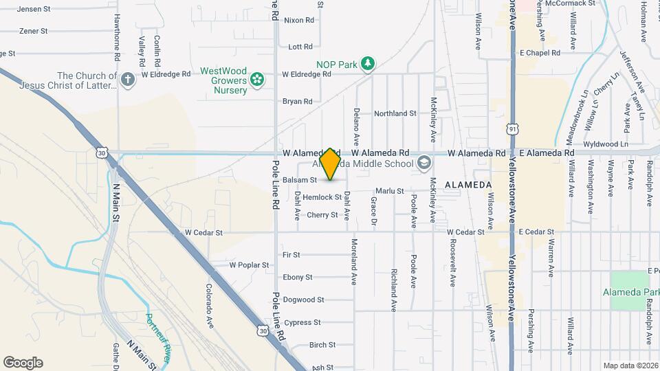 733 Balsam St Map and Location Details