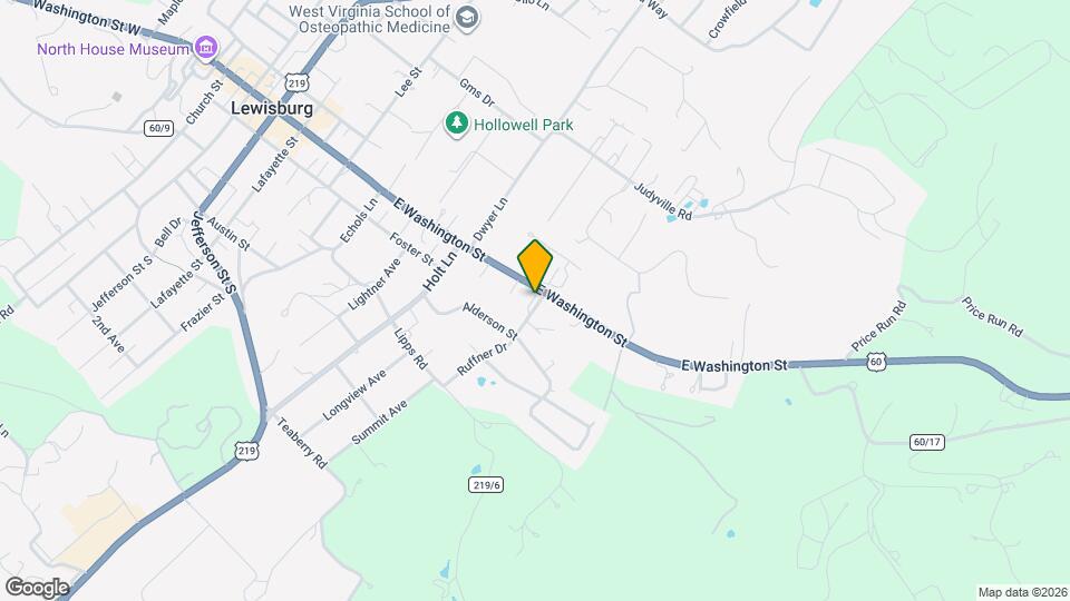 1726 Washington St E, Unit E.Wash Map and Location Details