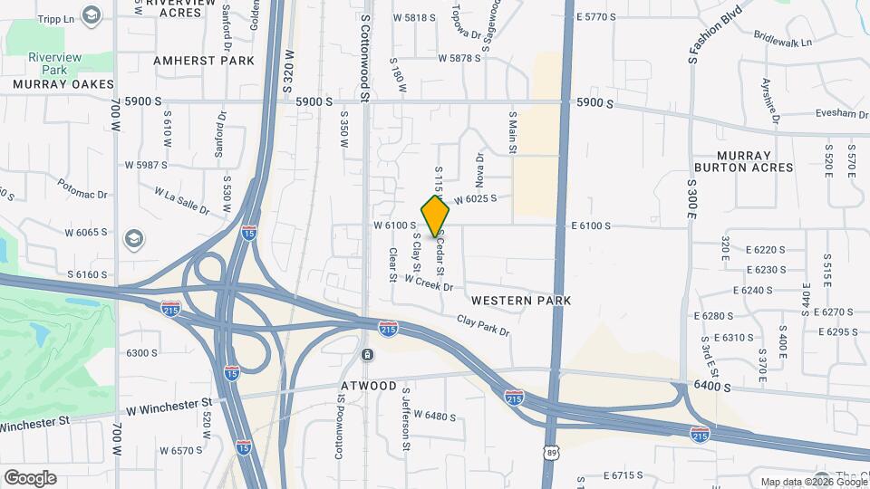 6132 S Cedar St Map and Location Details