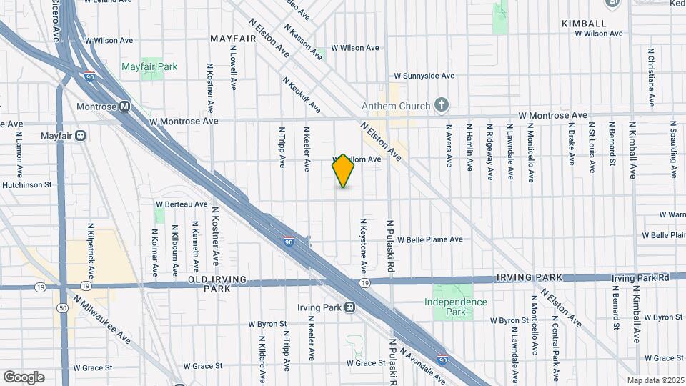 4215 N Kedvale Ave, Unit 2 Mapa y Detalles de la Ubicación