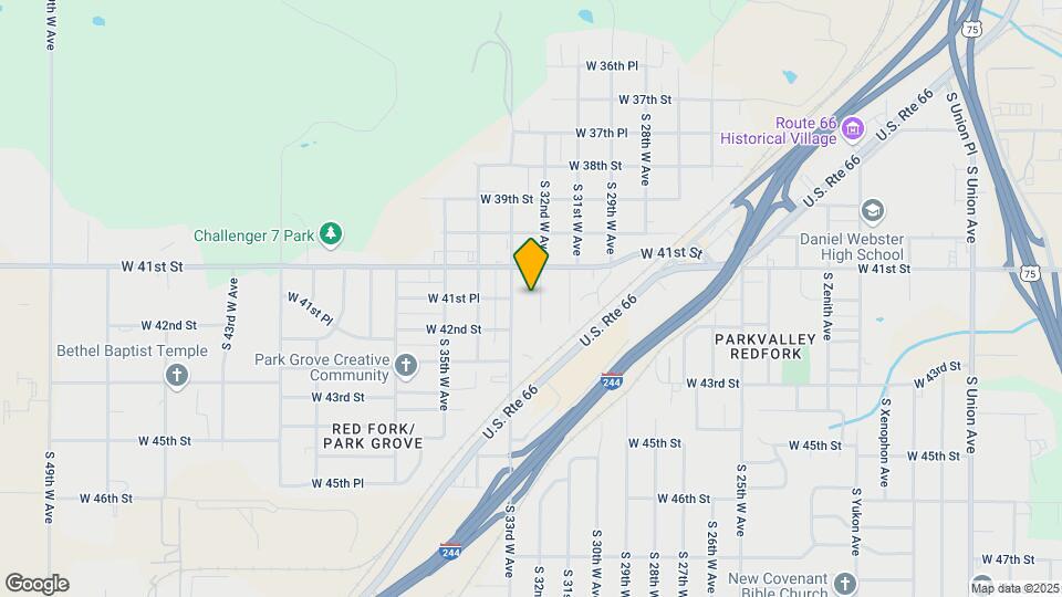 4128 S 32nd W Ave Map and Location Details