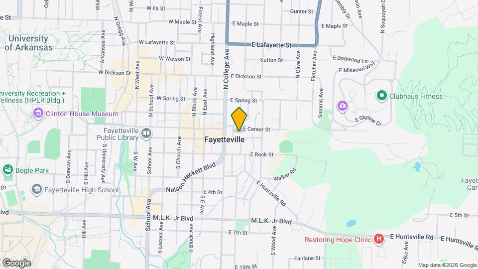 122 E Mountain St Map and Location Details