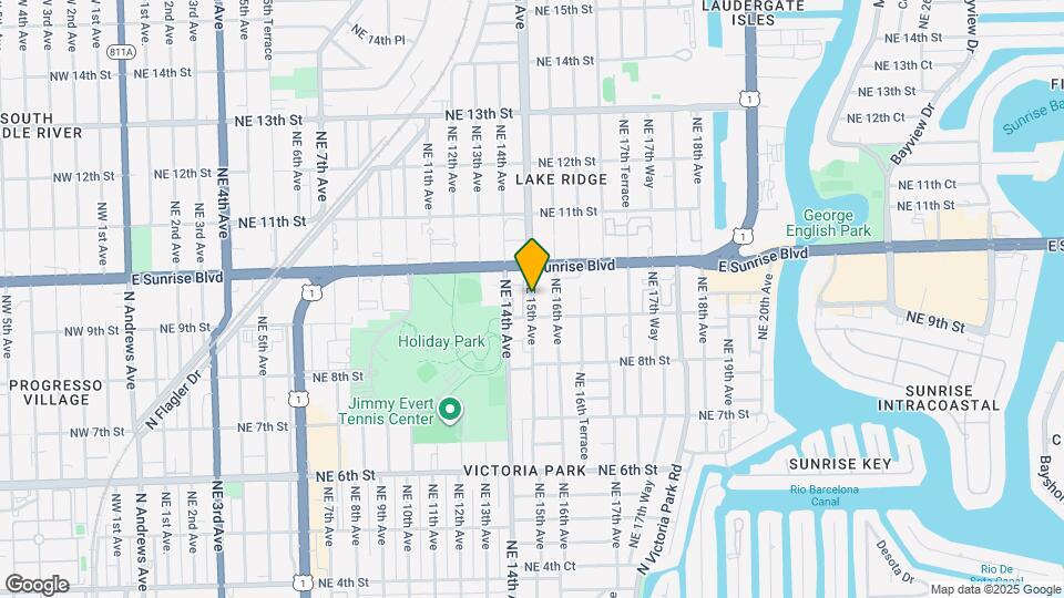 914 NE 15th Ave Map and Location Details