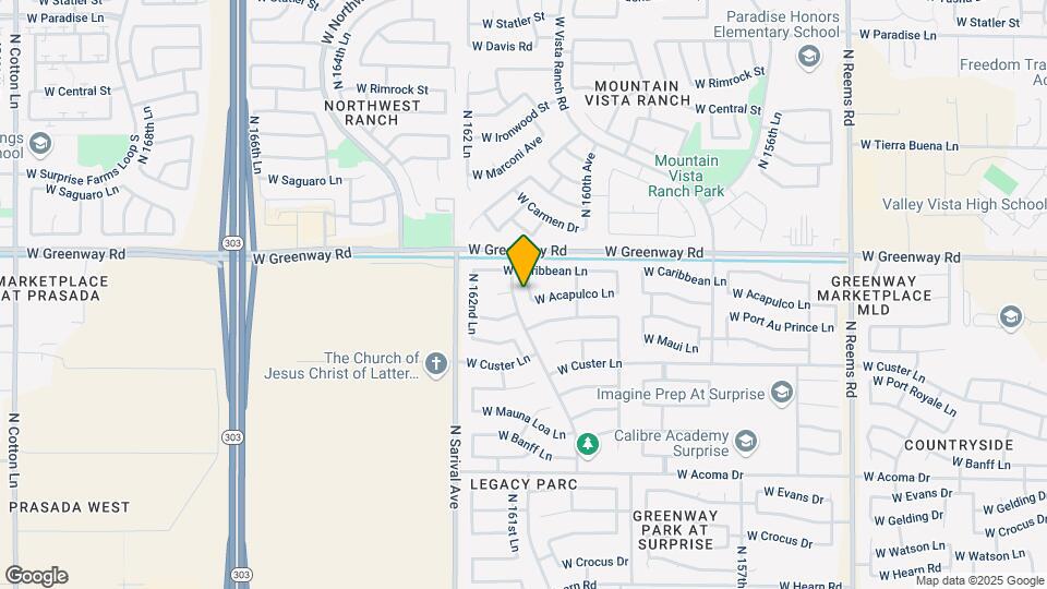 15314 N 161st Dr Map and Location Details