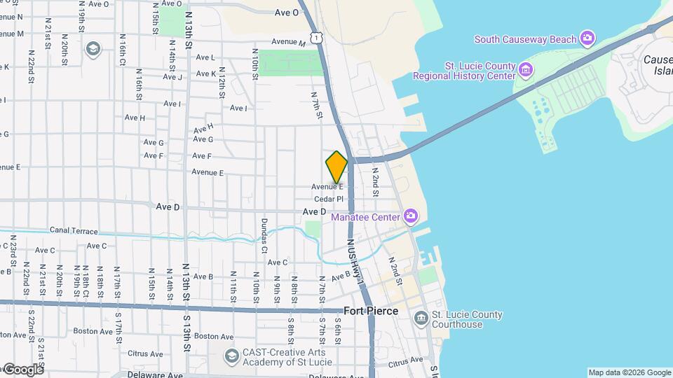 518 N 6th St Map and Location Details