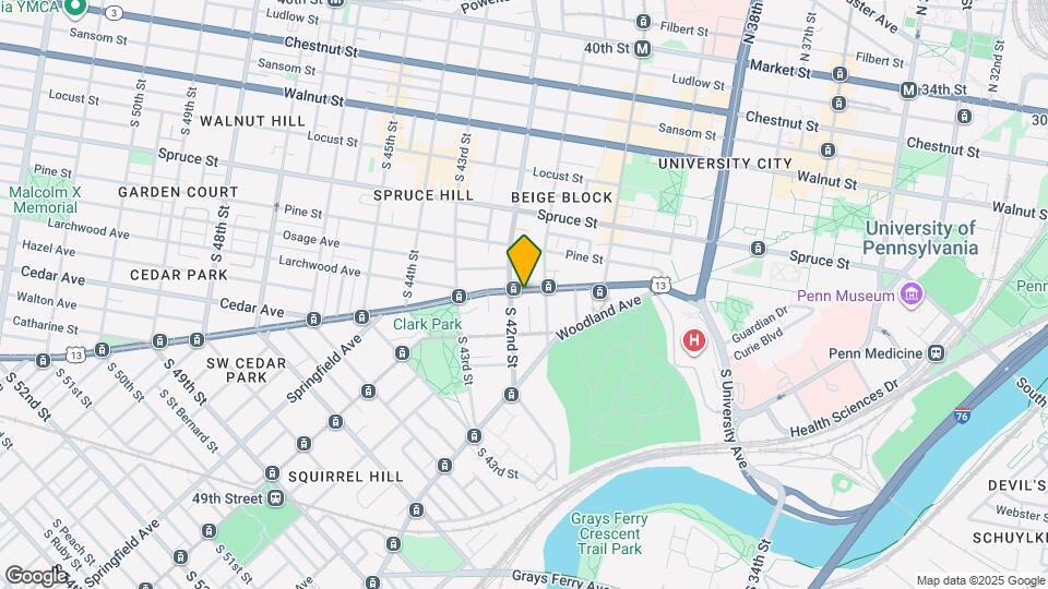 4118 Baltimore Ave Map and Location Details