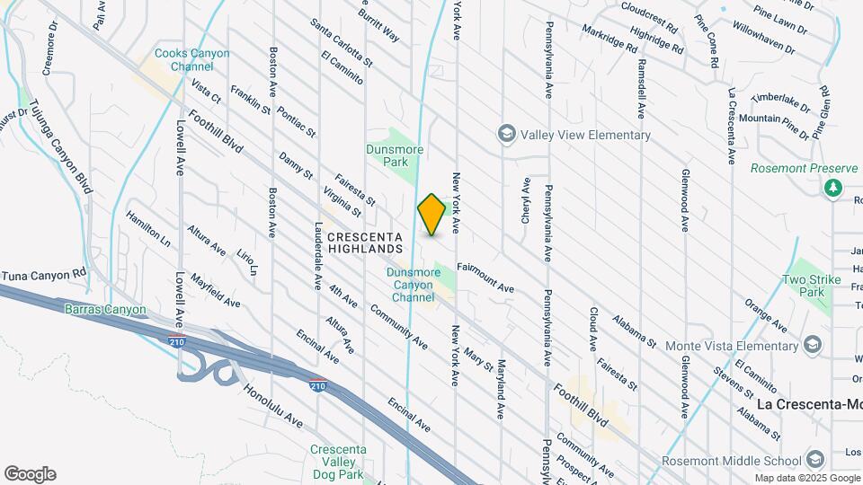 3426 Fairesta St Map and Location Details