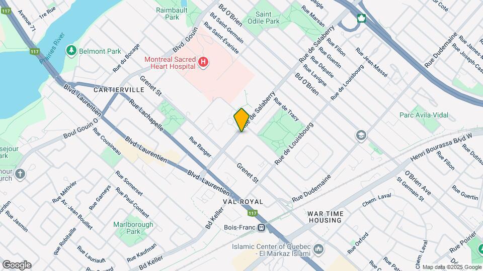 5630 De Salaberry Rue Map and Location Details