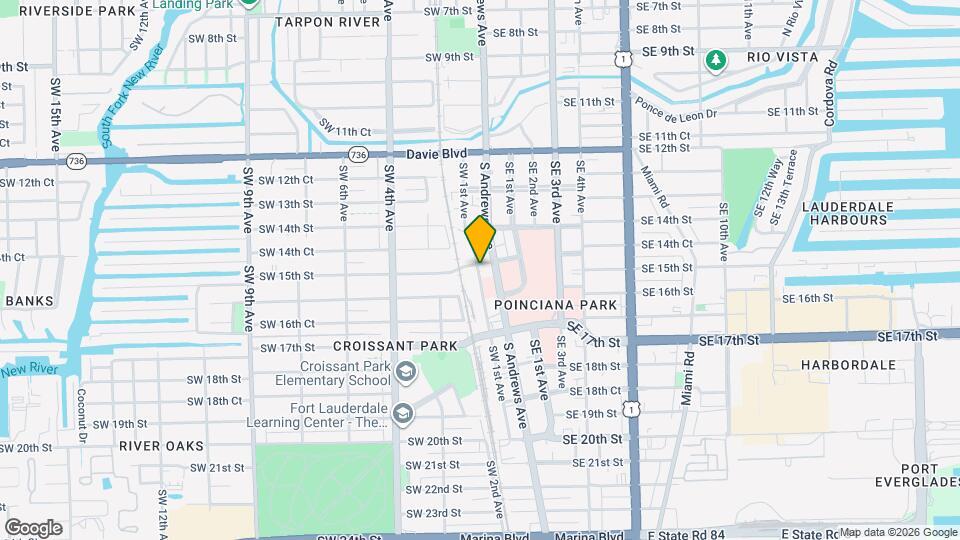 1504 SW 1st Ave, Unit 2 Mapa y Detalles de la Ubicación