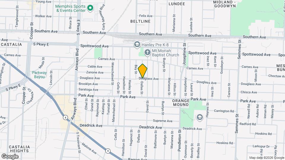 796 Dallas St Map and Location Details