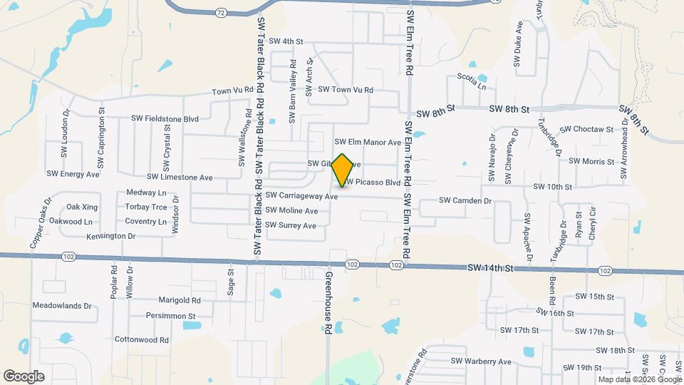 3604 SW Carriageway Ave Map and Location Details