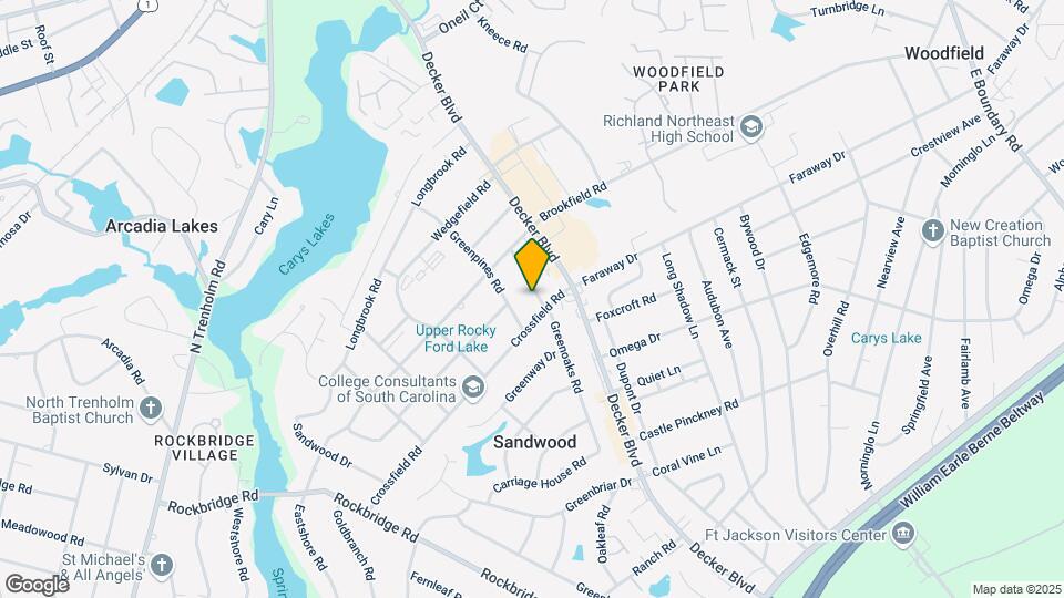 2211 Greenoaks Rd Map and Location Details