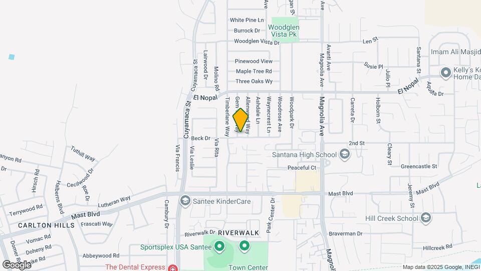 10003 Gem Tree Way Map and Location Details