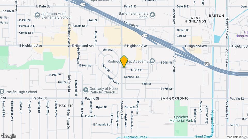 1900 Argyle Ave Mapa y Detalles de la Ubicación
