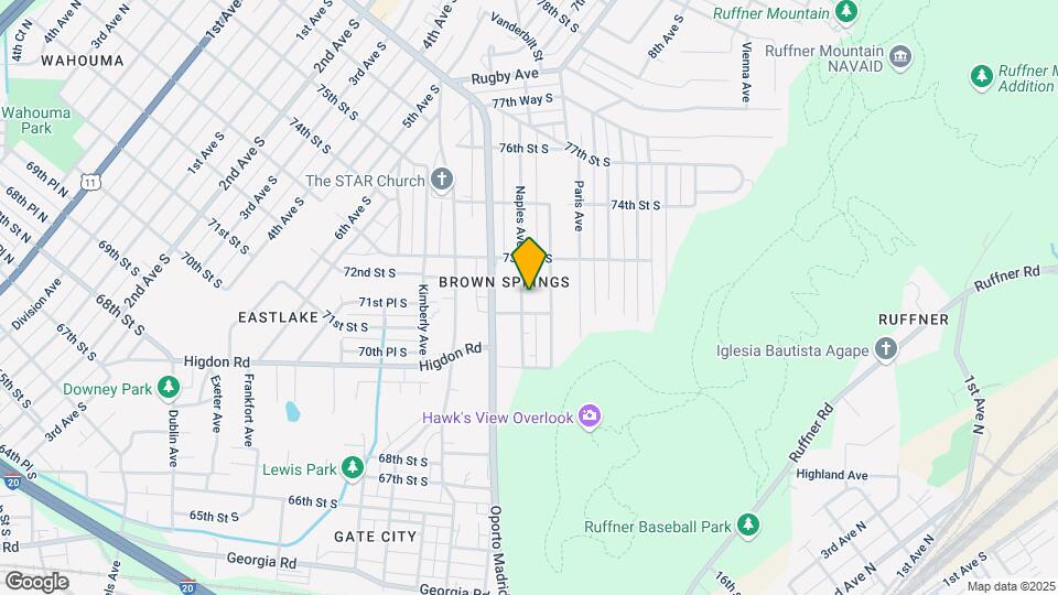 7213 Naples Ave Map and Location Details