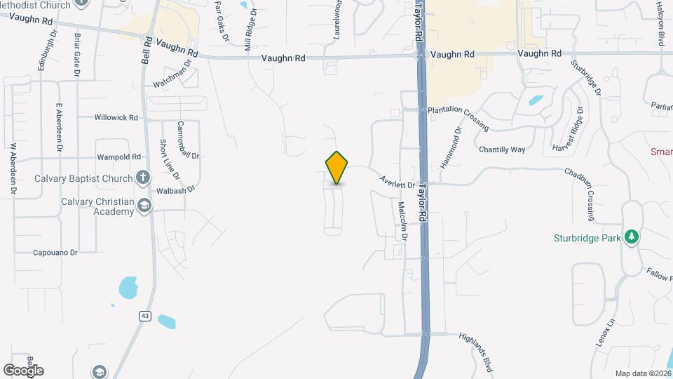 3925 Claiborne Cir Map and Location Details