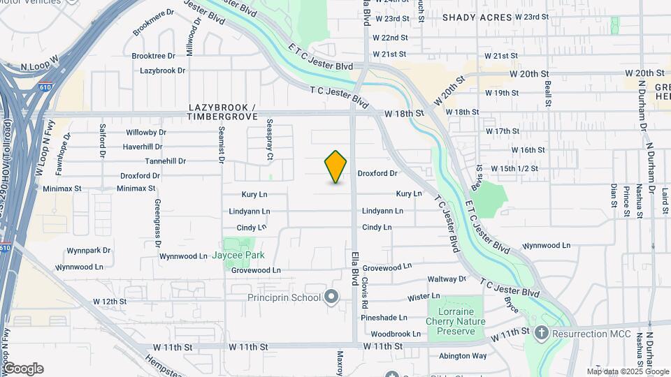 6518 Kury Ln Map and Location Details