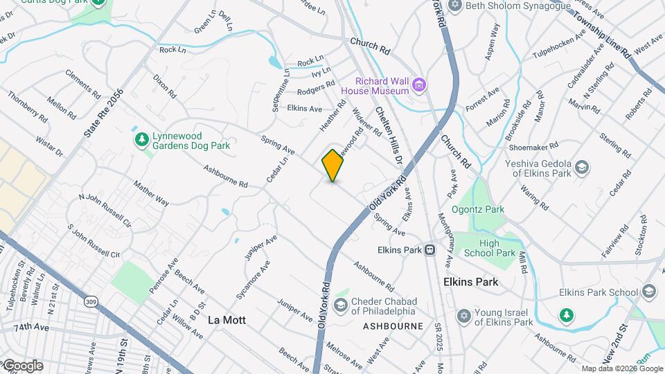 622 Spring Ave Map and Location Details