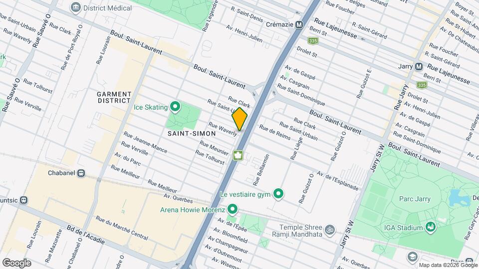 147 Crémazie Boul O Map and Location Details