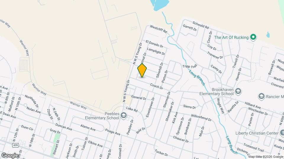 2109 Coach Dr Map and Location Details