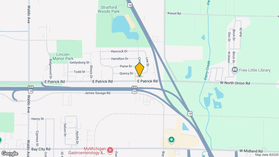 4607 E Patrick Rd Map and Location Details