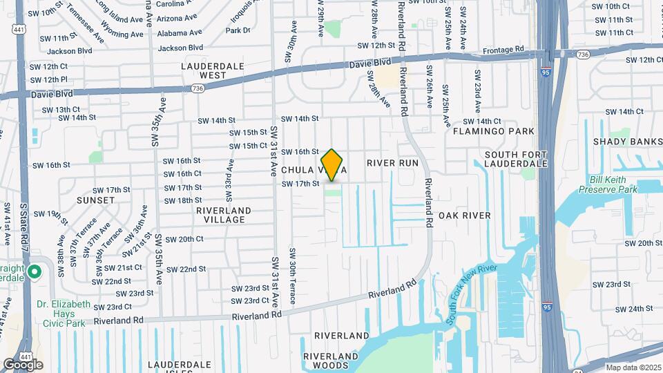 2890 SW 17th St Map and Location Details