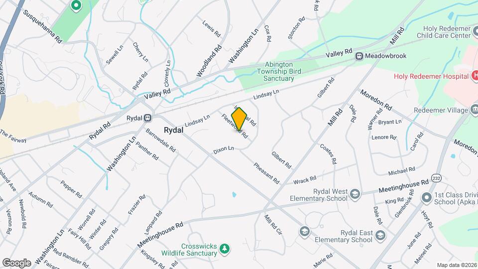 1226 Fleetwood Rd Map and Location Details