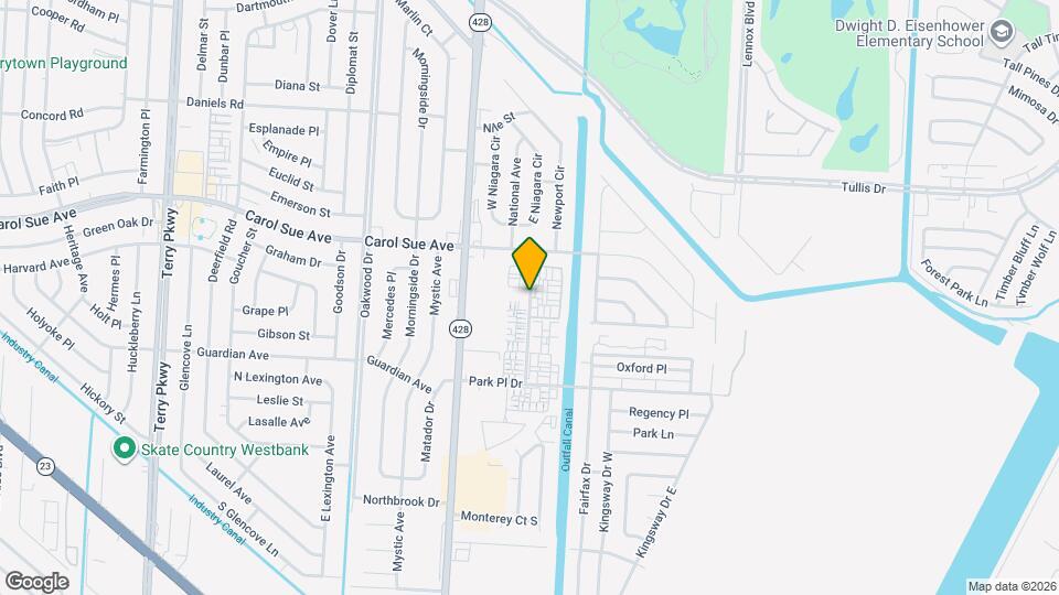 Terrytown Village Apartments Map and Location Details