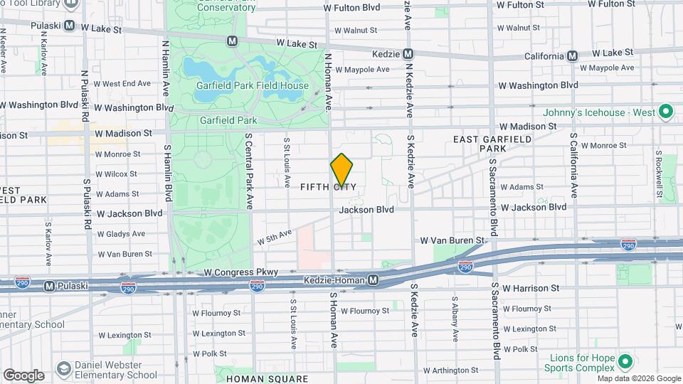 3349 W Adams St, Unit 2 Map and Location Details