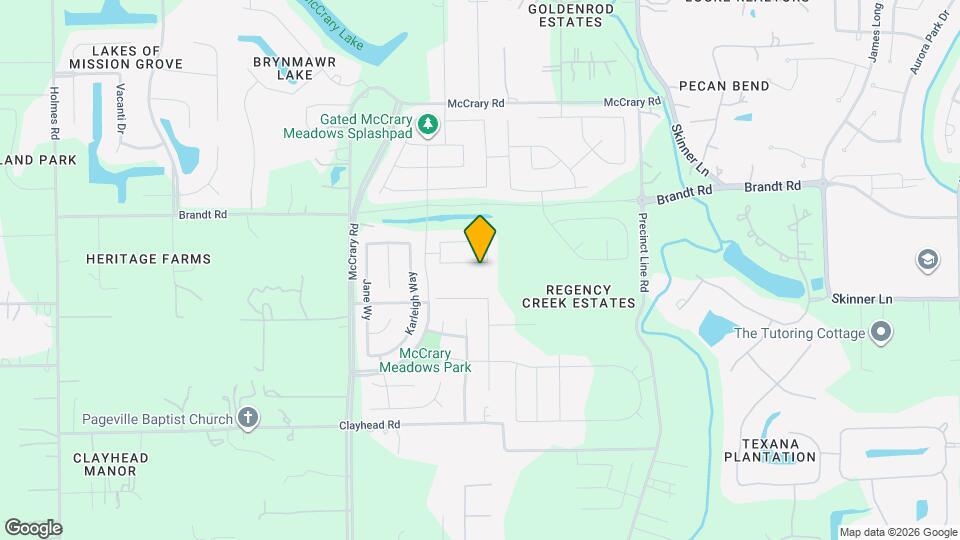 3519 Fern Footpath Ln Map and Location Details