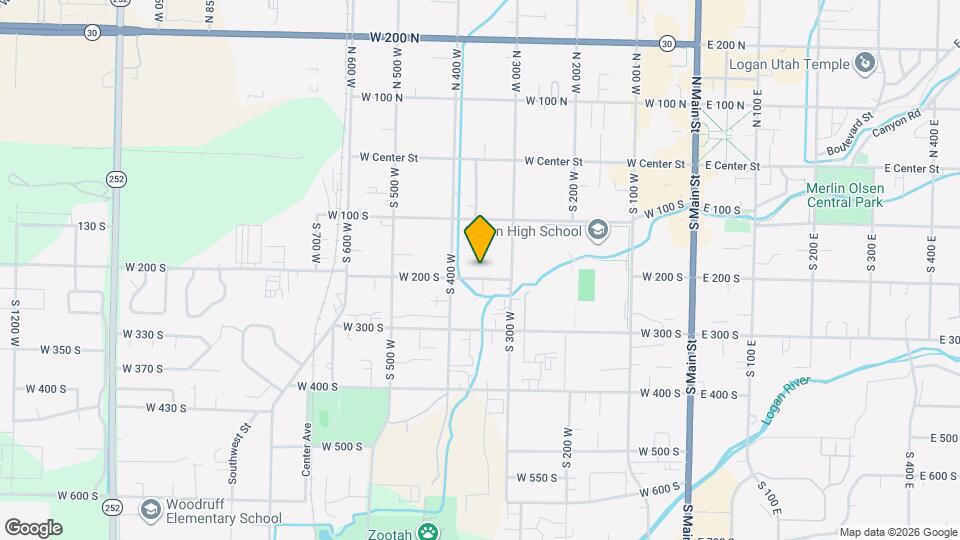 351 W 200 S Map and Location Details