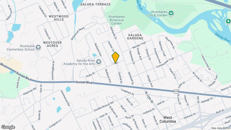 939 Central Dr Map and Location Details