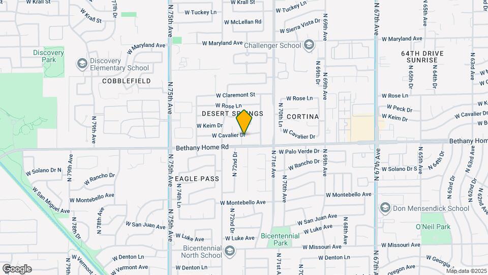 7215 W Cavalier Dr Map and Location Details