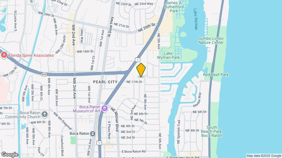 1132 NE 3rd Ave Map and Location Details