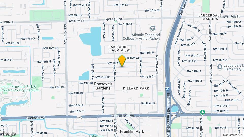 2620 NW 14th Ct Map and Location Details