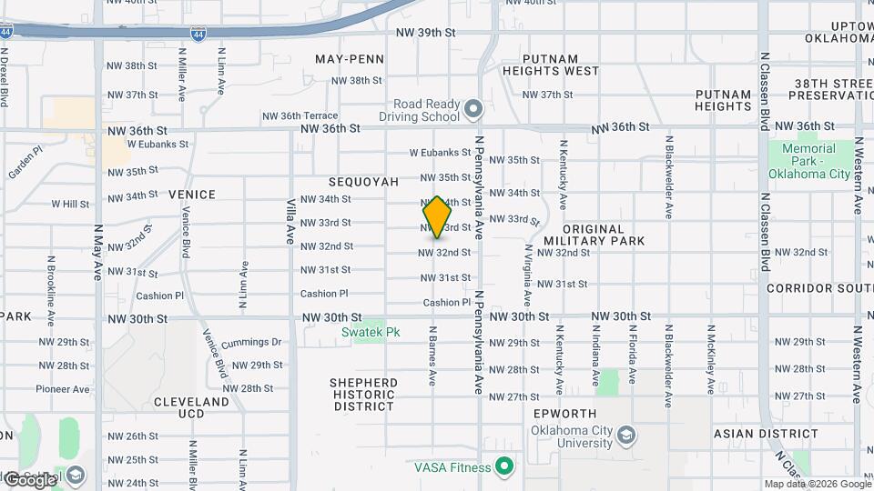 2145 NW 32nd St Map and Location Details