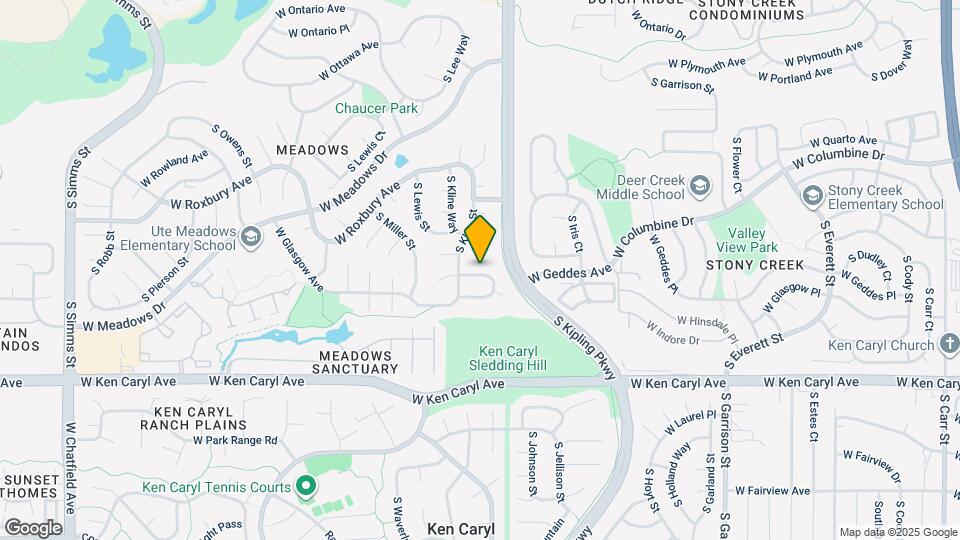 10103 W Geddes Cir Map and Location Details