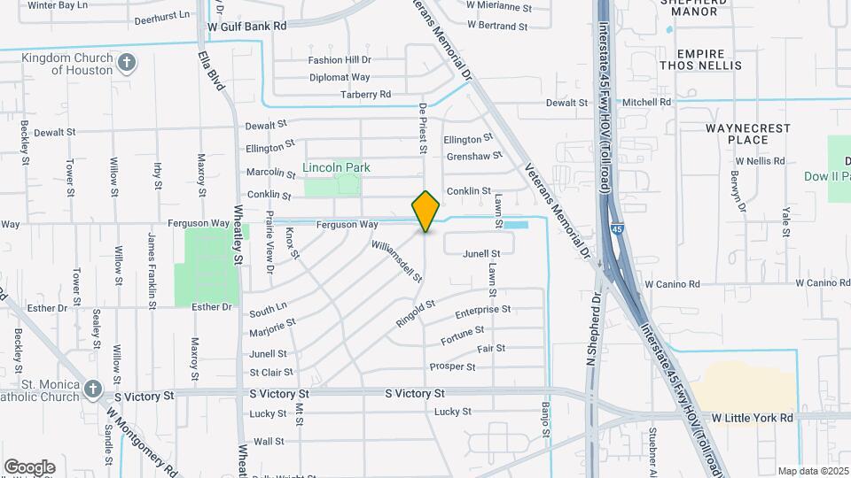 8410 De Priest St Map and Location Details