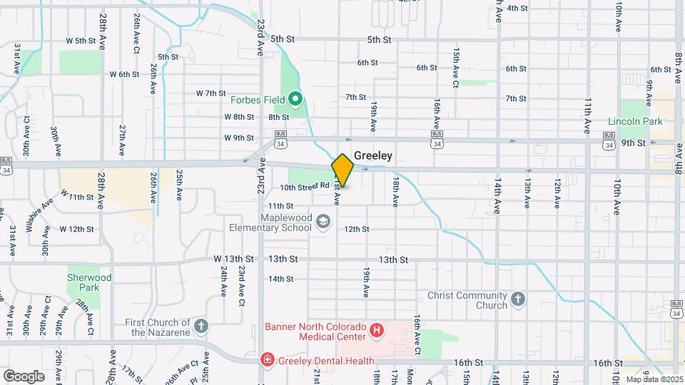 1030 21st Ave Map and Location Details