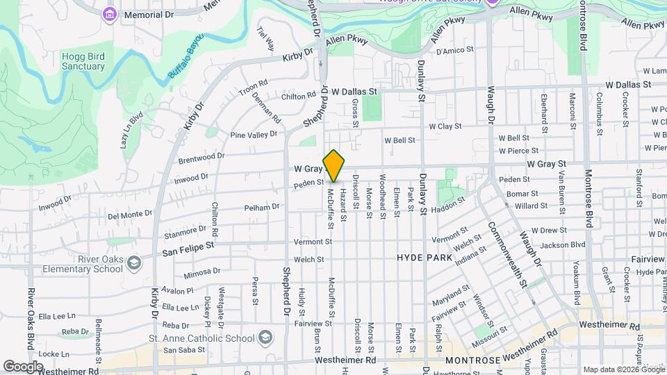 1507 McDuffie St Map and Location Details