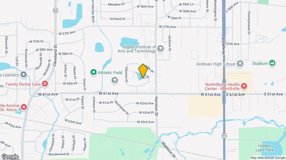 924 W 60th Pl Map and Location Details