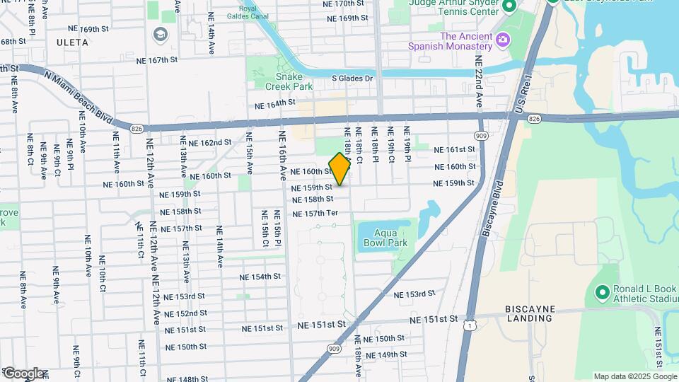 1764 NE 159th St Map and Location Details