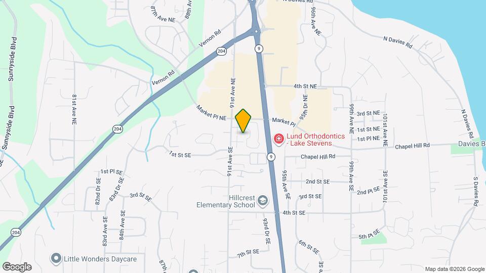 9127 Meridian Pl NE, Unit 2 Map and Location Details