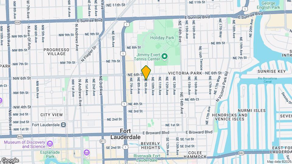 548 NE 9th Ave Map and Location Details