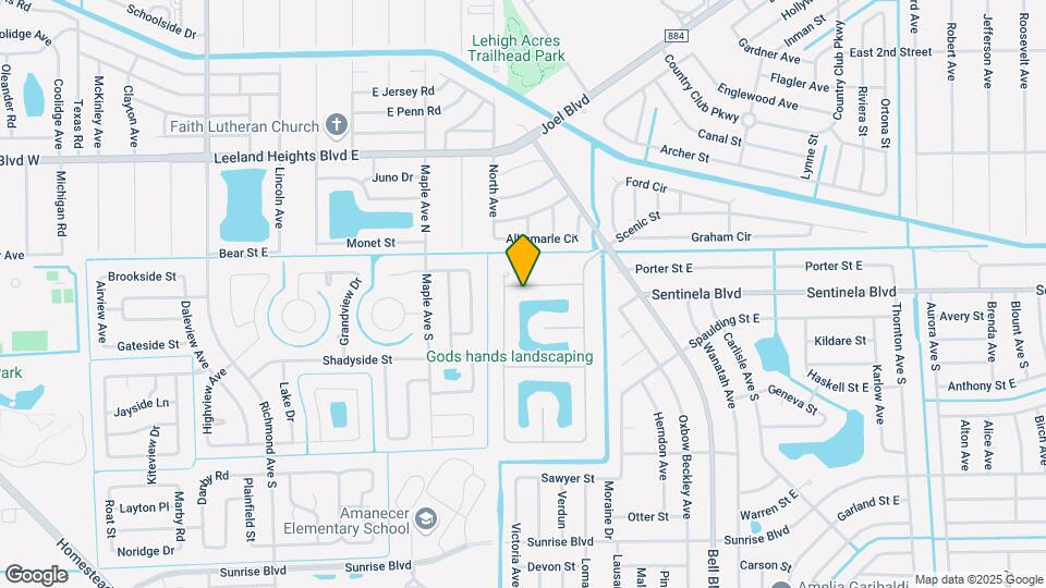 708 Evening Shade Ln Map and Location Details