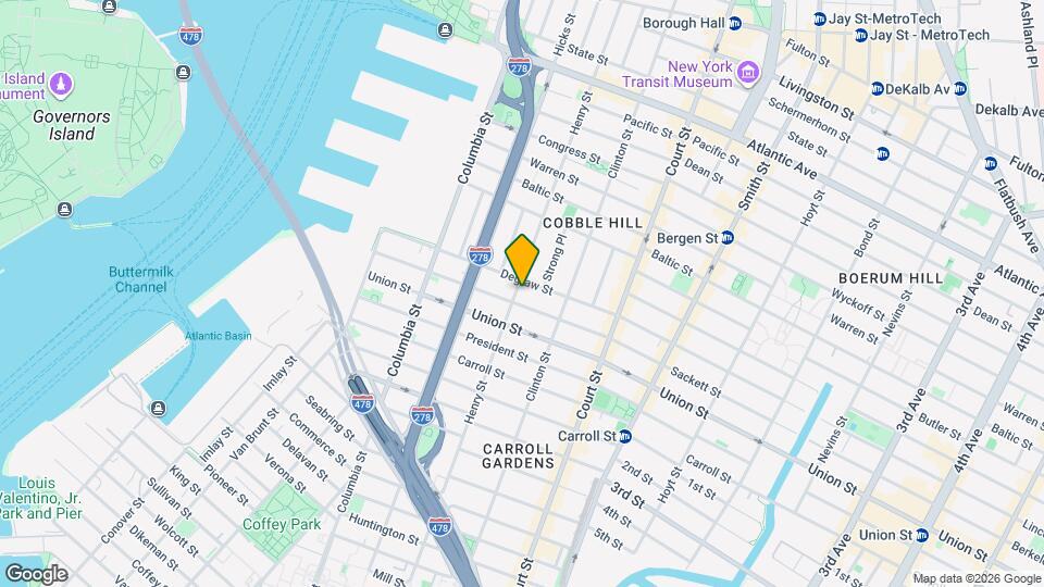 505 Henry St, Unit 1B Map and Location Details