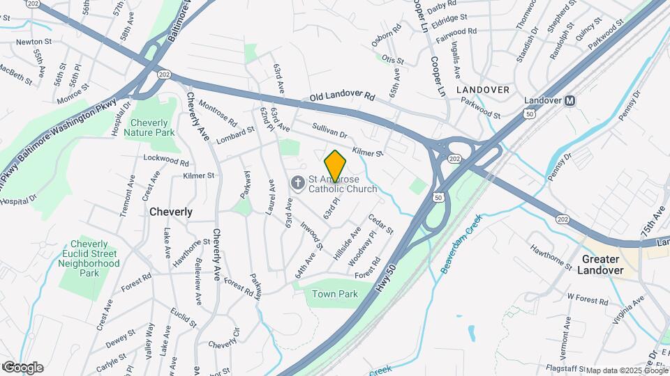 6327 Joslyn Pl Map and Location Details