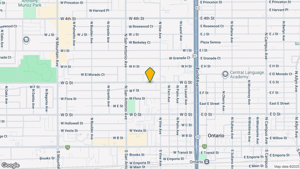 543 W G St Map and Location Details