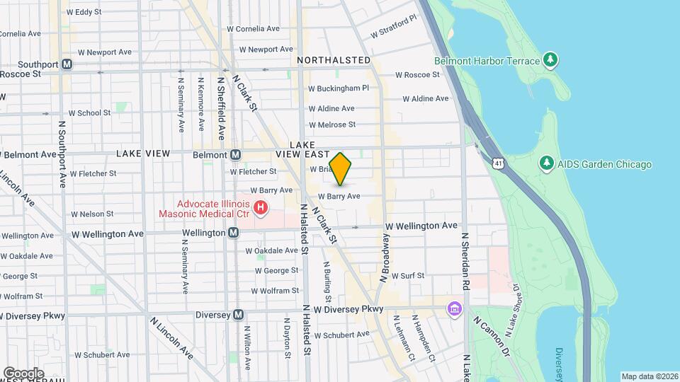 710 W Barry Ave Mapa y Detalles de la Ubicación