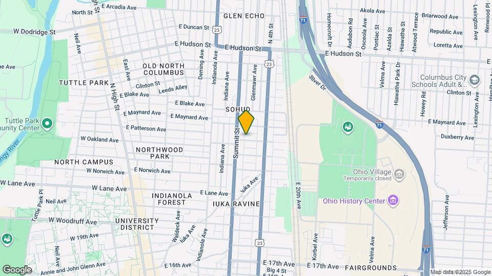 374 E Oakland Ave Map and Location Details